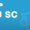 pessoa subindo escadaria de prédio público em contraluz antes de prova de concurso público (concurso TJ SC)