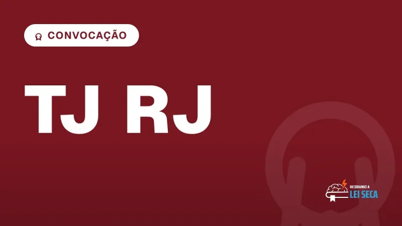 Capa do artigo "Concurso TJ RJ: Aprovados São Convocados" — CONVOCAÇÃO