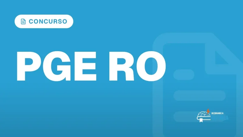 Capa do artigo "Concurso PGE RO Procurador: Edital Ainda sem Data" — CONCURSO