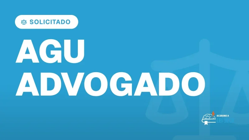 Capa do artigo "Concurso AGU Advogado: Solicitado, R$ 27 Mil" — SOLICITADO