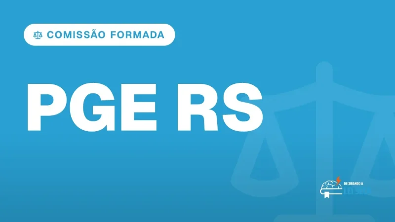 Capa do artigo "Concurso PGE RS: Comissão Formada para Servidores" — COMISSÃO FORMADA
