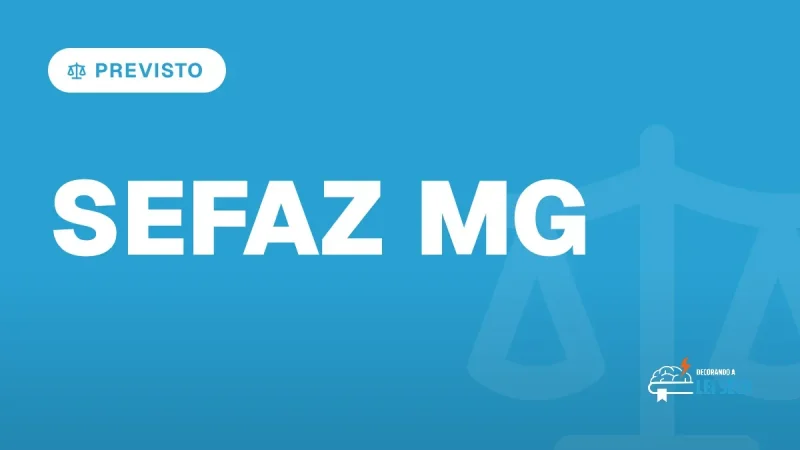 Capa do artigo "Concurso Sefaz MG: Decisão Fica para 2027" — PREVISTO