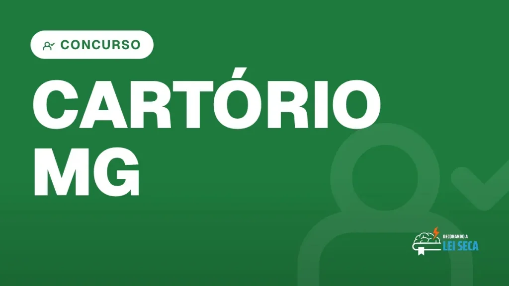 Capa do artigo "Concurso Cartório MG: Vagas, Requisitos e Inscrição" — CONCURSO
