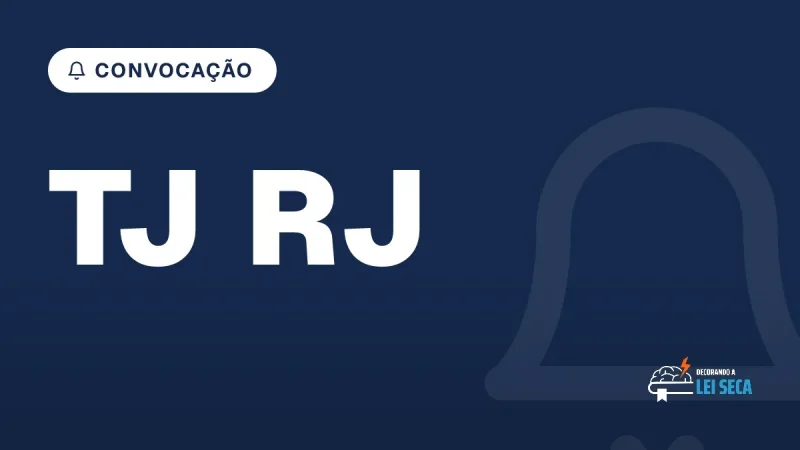 Capa do artigo "Concurso TJ RJ: Mais Nomeações Confirmadas" — CONVOCAÇÃO