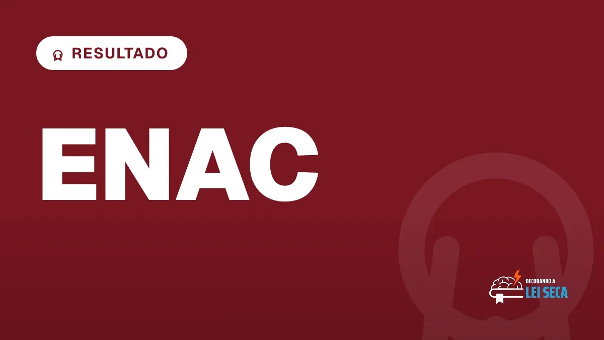 Capa do artigo "ENAC 2026.1: Resultado Preliminar Divulgado" — RESULTADO