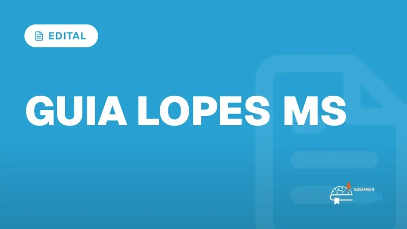 Capa do artigo "Concurso Guia Lopes da Laguna MS 2026: Médico" — EDITAL