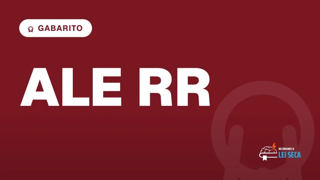 Capa do artigo "Concurso ALE RR Procurador: Gabarito Preliminar Saiu" — GABARITO