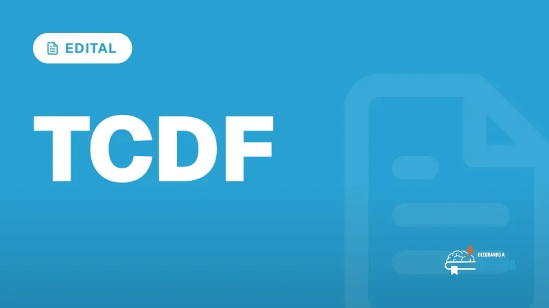 Capa do artigo "Concurso TCDF 2026: Edital Publicado com 10 Vagas" — EDITAL