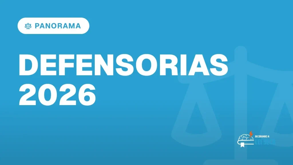 Capa do artigo "Concurso Defensor Público 2026: Panorama dos Certames" — PANORAMA