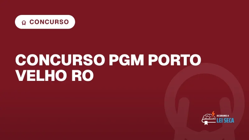 Capa do artigo "Concurso PGM Porto Velho RO: Resultado Provisório" — CONCURSO