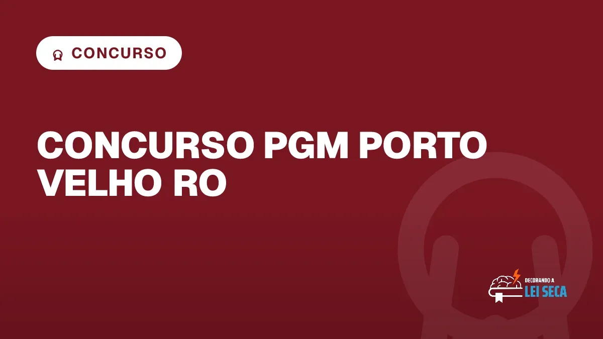 Capa do artigo "Concurso PGM Porto Velho RO: Resultado Provisório" — CONCURSO