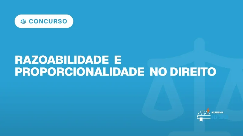 Capa do artigo "Razoabilidade e Proporcionalidade no Direito Administrativo" — CONCURSO