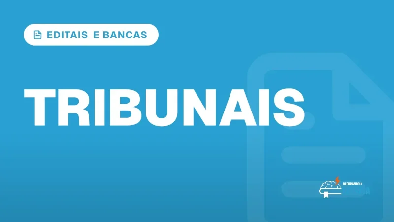 Capa do artigo "Concursos Tribunais: Editais e Bancas em 2026" — EDITAIS E BANCAS