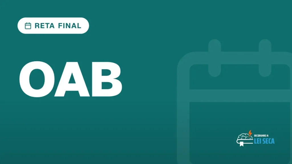Capa do artigo "Exame OAB: O que Fazer nos Últimos 10 Dias Antes da Prova" — RETA FINAL