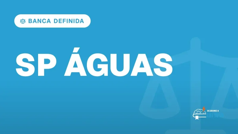 Capa do artigo "Concurso SP Águas: FGV Contratada para 190 Vagas" — BANCA DEFINIDA