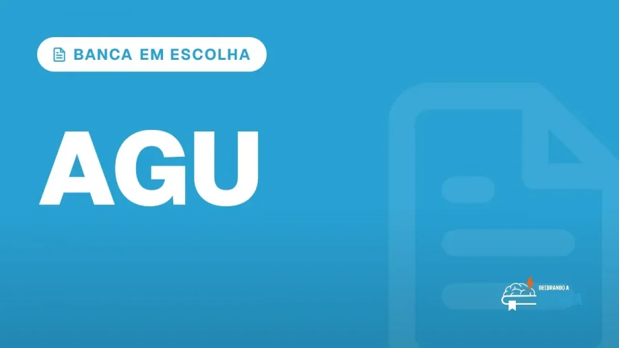 Capa do artigo "Concurso AGU: Banca em Escolha e Editais até 2026" — BANCA EM ESCOLHA