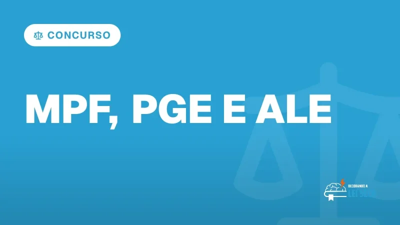 Capa do artigo "Concurso Procurador 2026: MPF, PGE e ALE" — CONCURSO