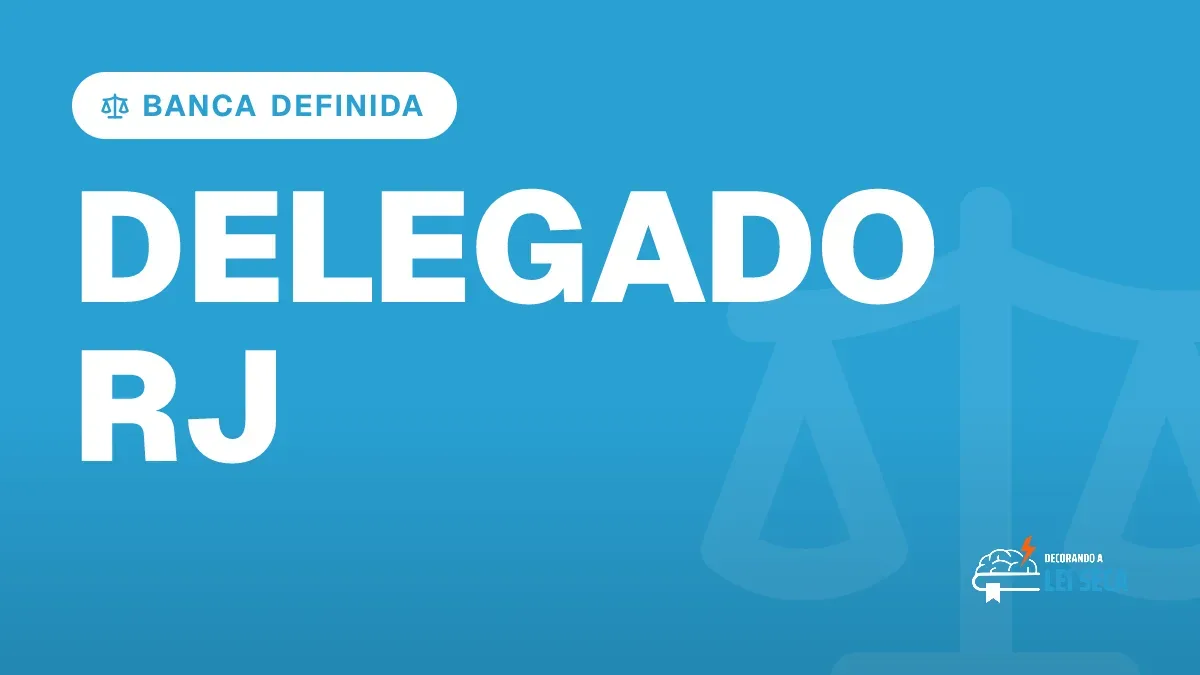 Capa do artigo "Concurso Delegado RJ: Banca Definida e 85 Vagas" — BANCA DEFINIDA