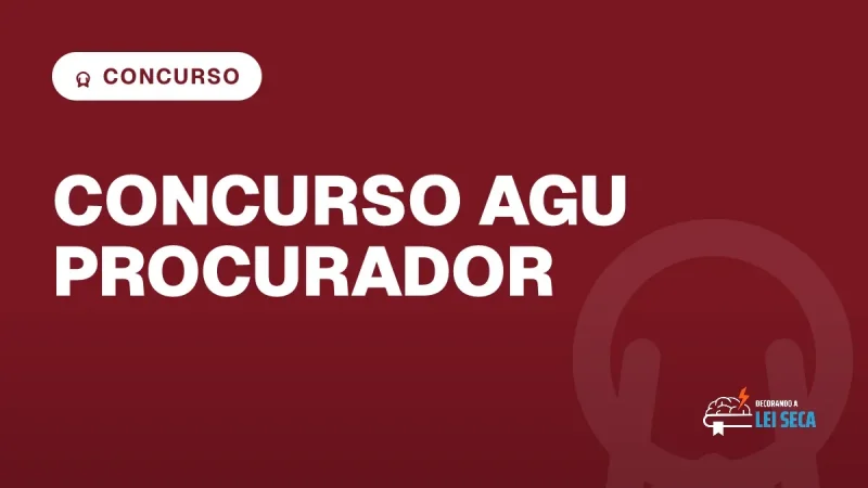 Capa do artigo "Concurso AGU Procurador: Exame Aprovado e Salário" — CONCURSO