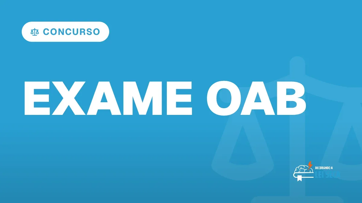 Capa do artigo "Exame OAB: Novo Espaço Reúne Informações" — CONCURSO