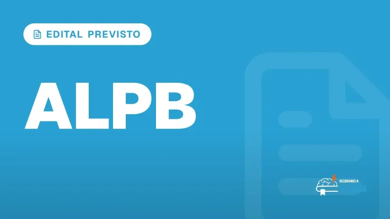 Capa do artigo "Concurso AL PB: Edital em 2026, Provas em 2027" — EDITAL PREVISTO