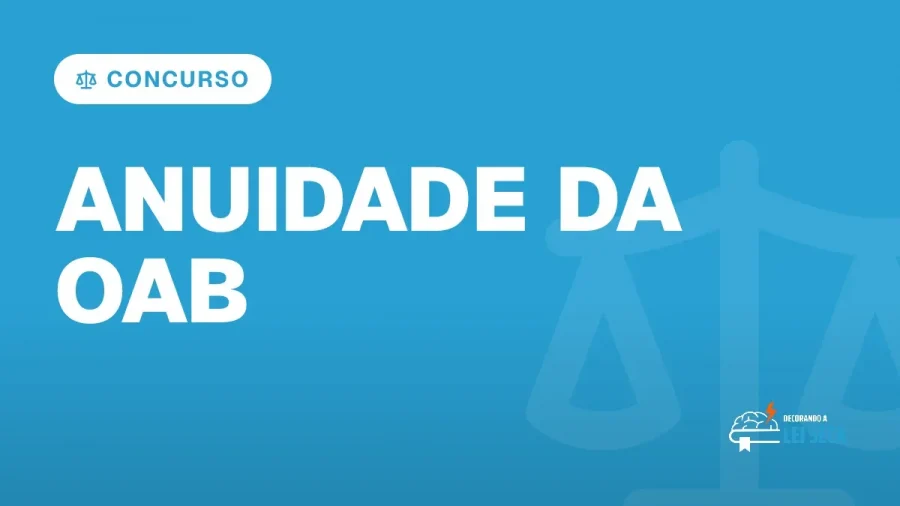 Capa do artigo "Anuidade da OAB: PL Propõe Teto de R$ 250" — CONCURSO