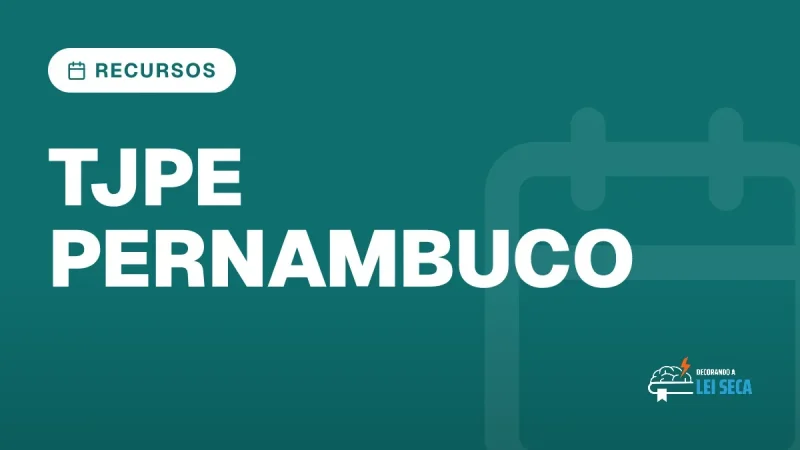 Capa do artigo "Concurso TJPE: Recursos da Prova Objetiva em Análise" — RECURSOS