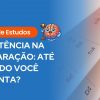 Banner informativo com o título "Guia de Estudos - Desistência na preparação: até quando você aguenta?" sobre fundo azul com ilustração de um cérebro segurando um martelo de juiz e um calendário ao fundo.