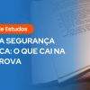 Guia de estudos sobre a PEC da Segurança Pública com livro jurídico aberto ao fundo e ilustração de cérebro acadêmico.