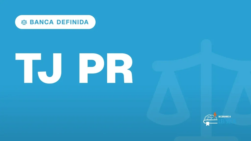 Capa do artigo "Concurso TJ PR: Banca Definida para Contador" — BANCA DEFINIDA
