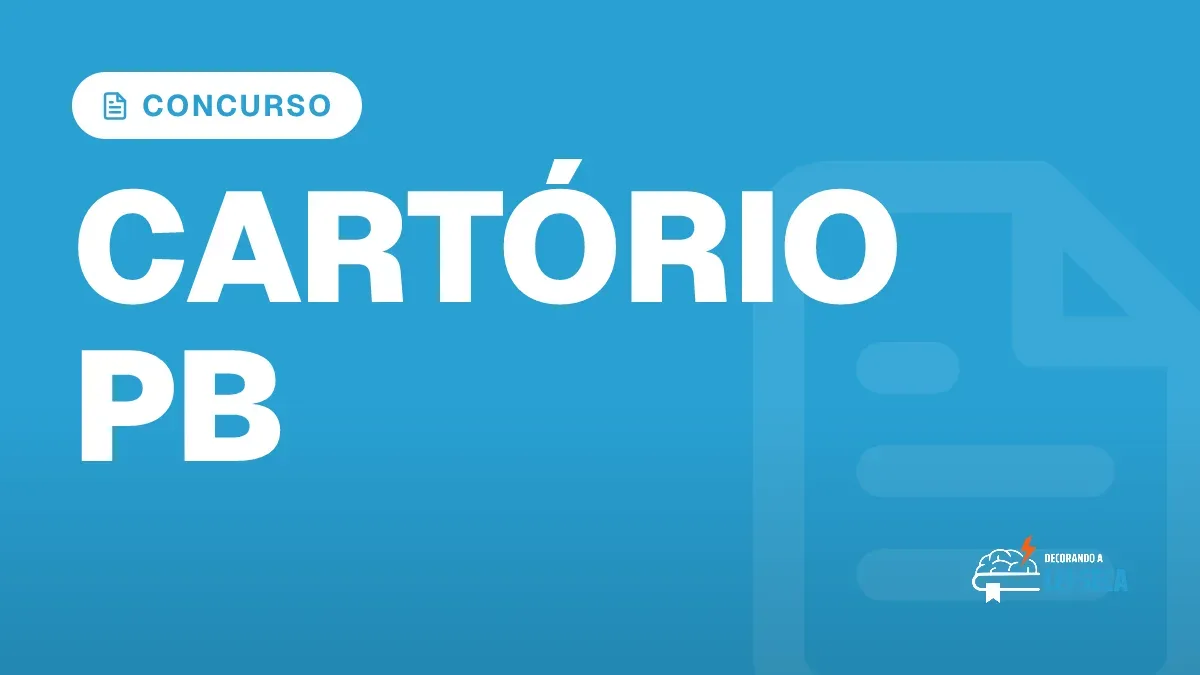Capa do artigo "Concurso Cartório PB: CNJ Manda Republicar Edital" — CONCURSO