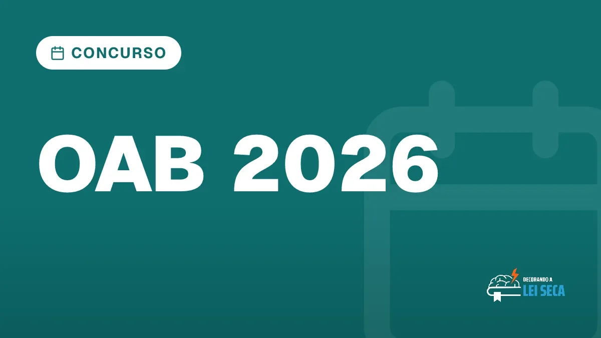 Capa do artigo "Calendário OAB 2026: Veja Datas Oficiais do Exame de Ordem" — CONCURSO