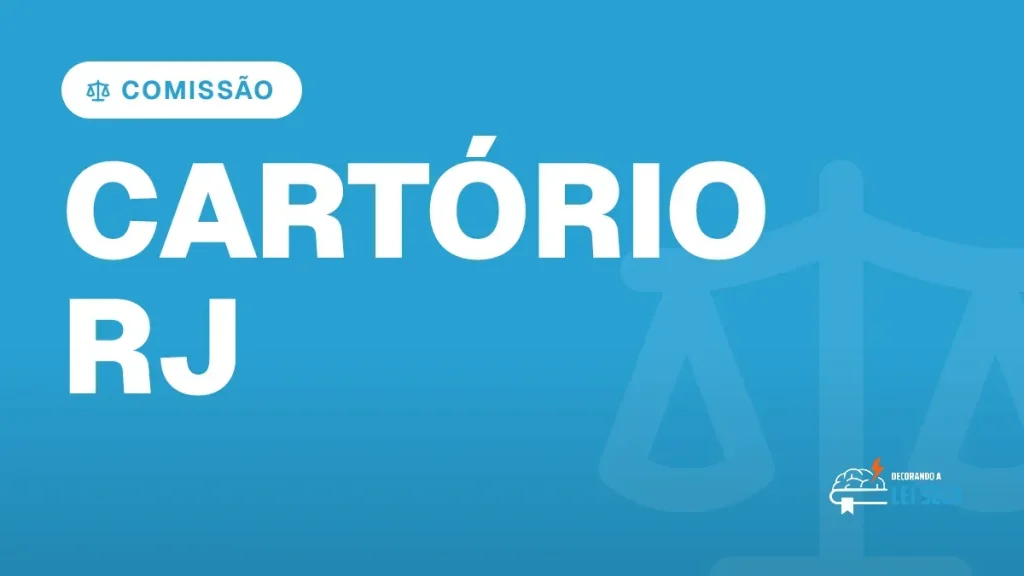 Capa do artigo "Concurso Cartório RJ: Comissão Formada para 2026" — COMISSÃO