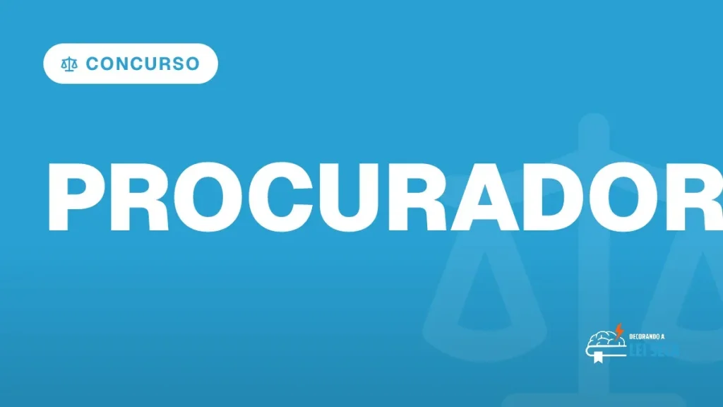Capa do artigo "Concurso para Procurador 2026: MPF, PGE e ALE" — CONCURSO