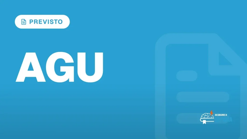 Capa do artigo "Concurso AGU 2026: Edital Previsto" — PREVISTO