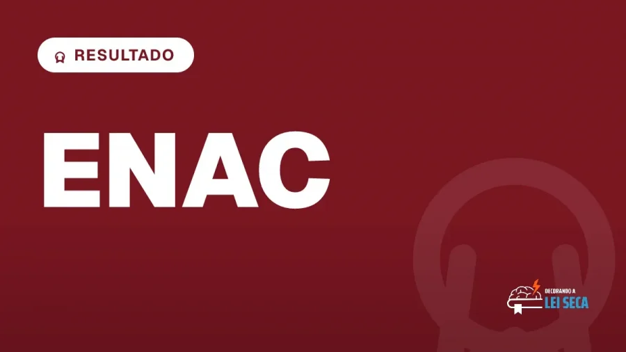 Capa do artigo "ENAC 2026.1: Gabarito Definitivo e Resultado" — RESULTADO