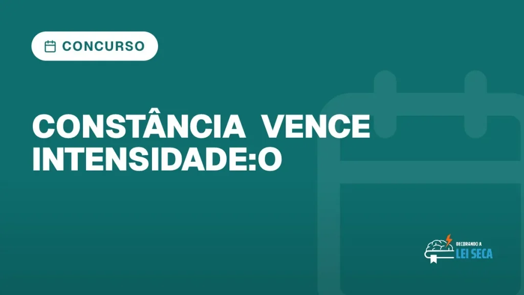 Capa do artigo "Constância Vence Intensidade:o Hábito que Mais Aprova na OAB" — CONCURSO (Constância vence intensidade: o hábito que mais aprova na OAB)