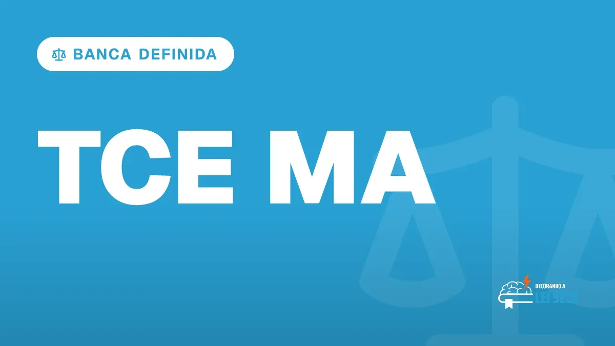 Capa do artigo "Concurso TCE MA 2026: Cebraspe e 40 Vagas" — BANCA DEFINIDA