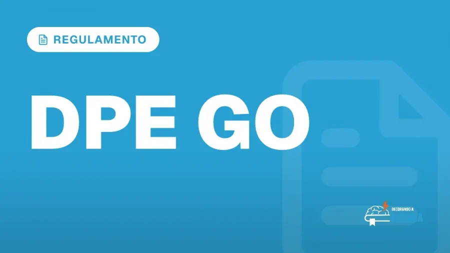 Capa do artigo "Concurso DPE GO: Edital Pode Sair em 2026" — REGULAMENTO