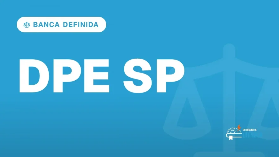 Capa do artigo "Concurso DPE SP: FCC Será Banca para Defensor" — BANCA DEFINIDA