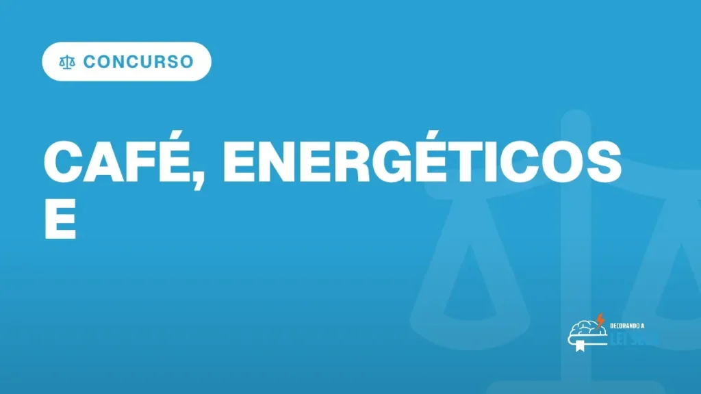Capa do artigo "Café, Energéticos e Suplementos nos Estudos" — CONCURSO