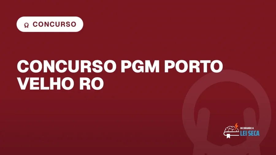 Capa do artigo "Concurso PGM Porto Velho RO: Resultado Provisório" — CONCURSO