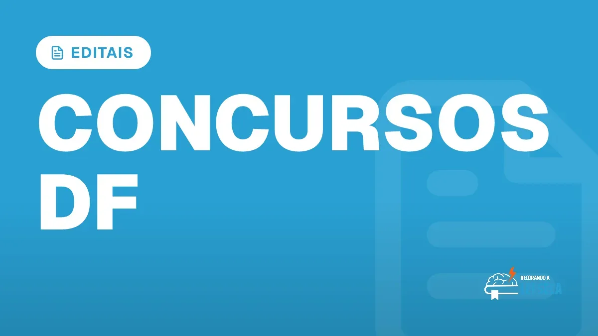 Capa do artigo "Concursos DF 2026: Editais Abertos e Previstos" — EDITAIS