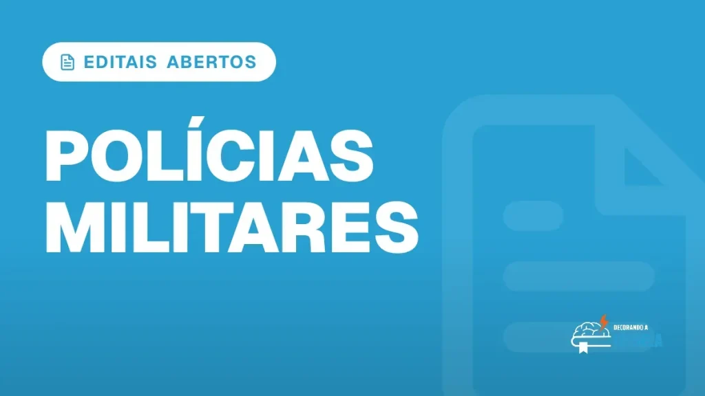 Capa do artigo "Concursos Polícia Militar: Panorama de 2026" — EDITAIS ABERTOS