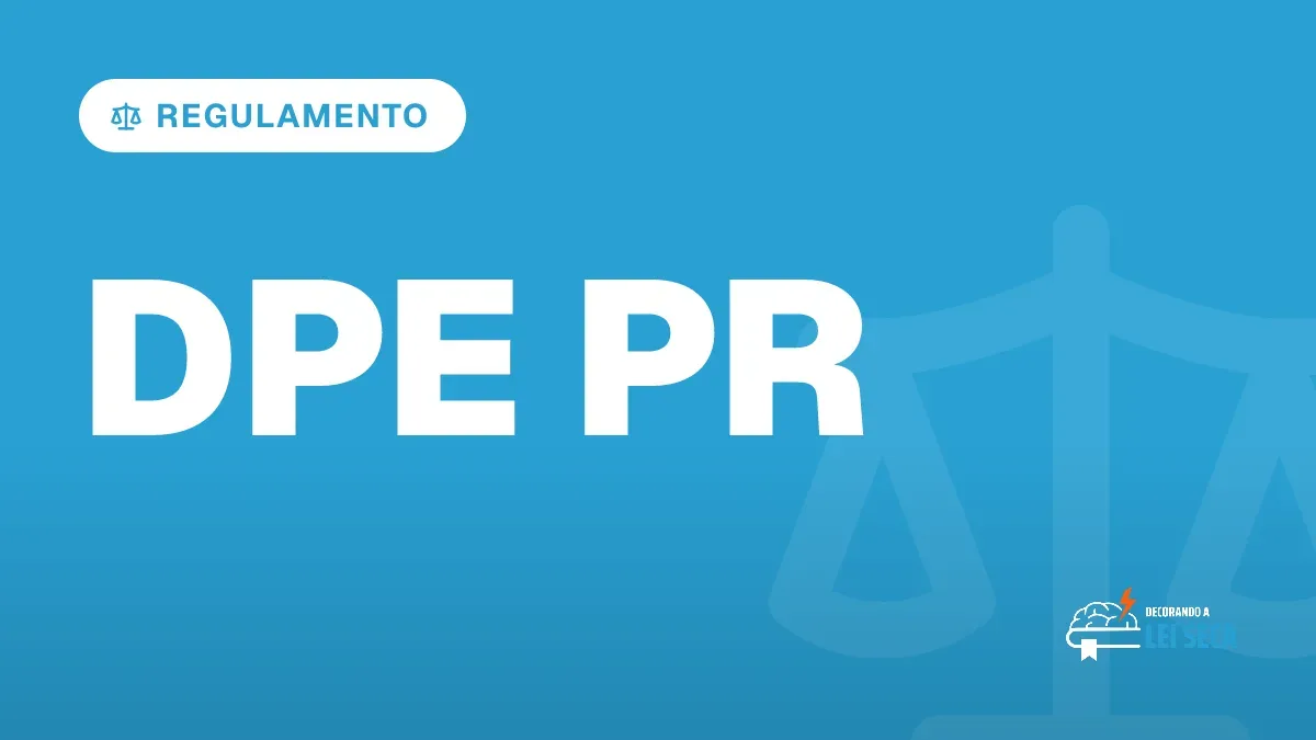 Capa do artigo "Concurso DPE PR: Regulamento Publicado" — REGULAMENTO