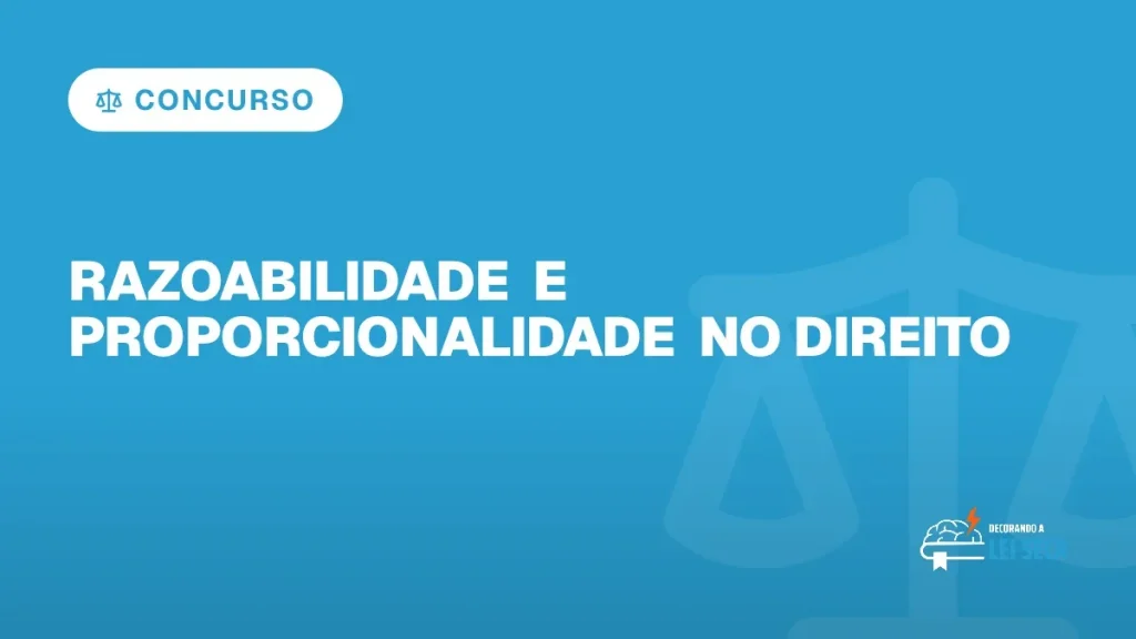 Capa do artigo "Razoabilidade e Proporcionalidade no Direito Administrativo" — CONCURSO