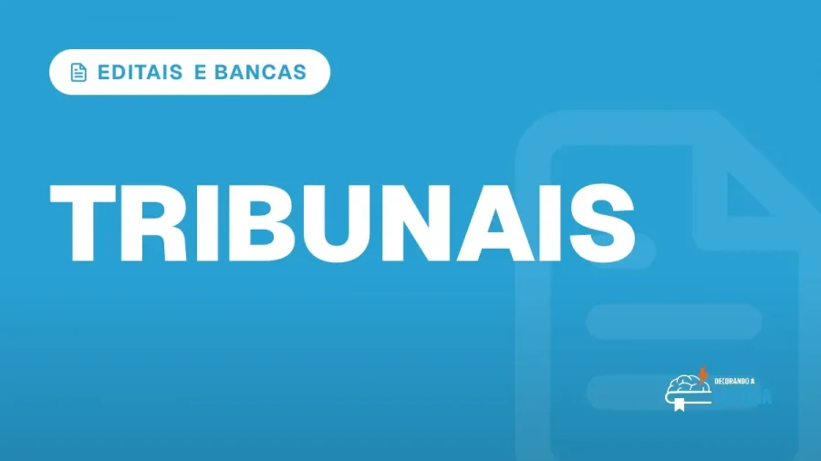 Capa do artigo "Concursos Tribunais: Editais e Bancas em 2026" — EDITAIS E BANCAS
