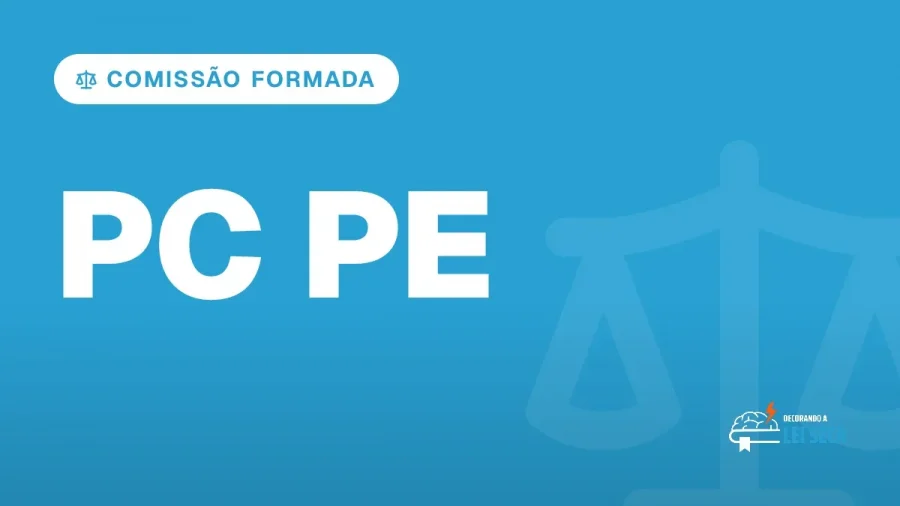 Capa do artigo "Concurso Delegado PE: Comissão e 45 Vagas" — COMISSÃO FORMADA
