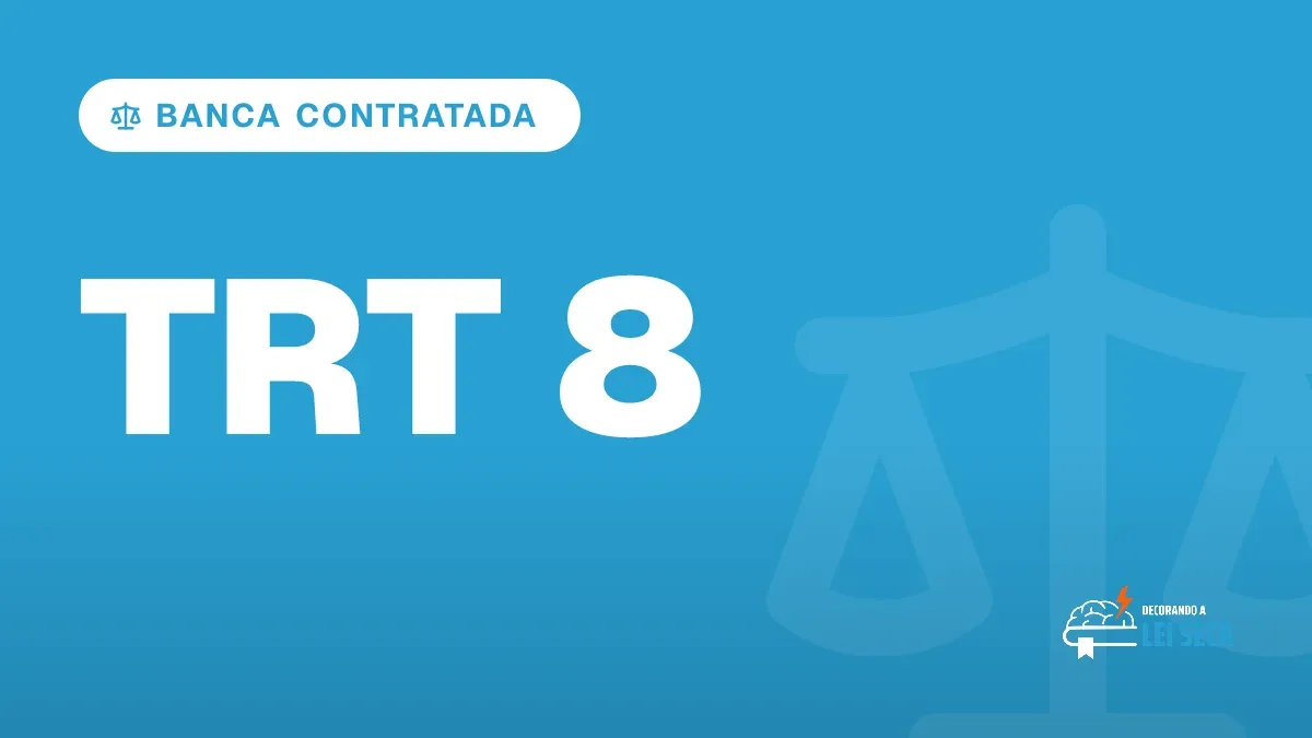 Capa do artigo "Concurso TRT 8: Banca FCC Contratada" — BANCA CONTRATADA