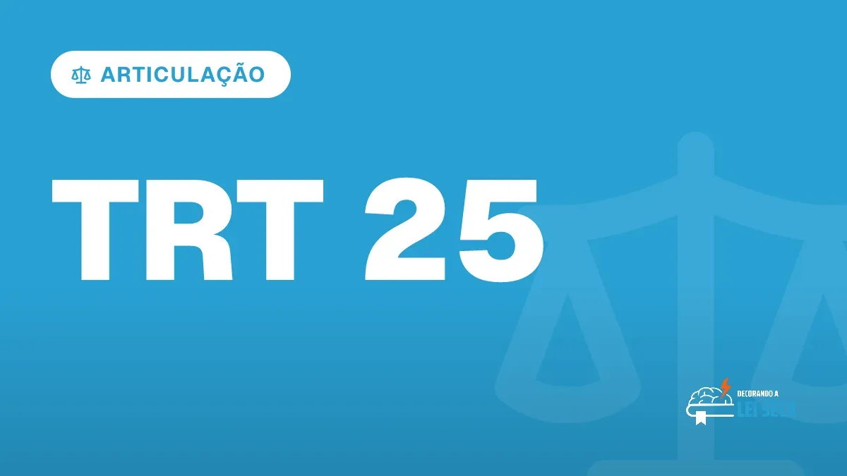 Capa do artigo "Concurso TRT 25: Criação Avança no TST" — ARTICULAÇÃO